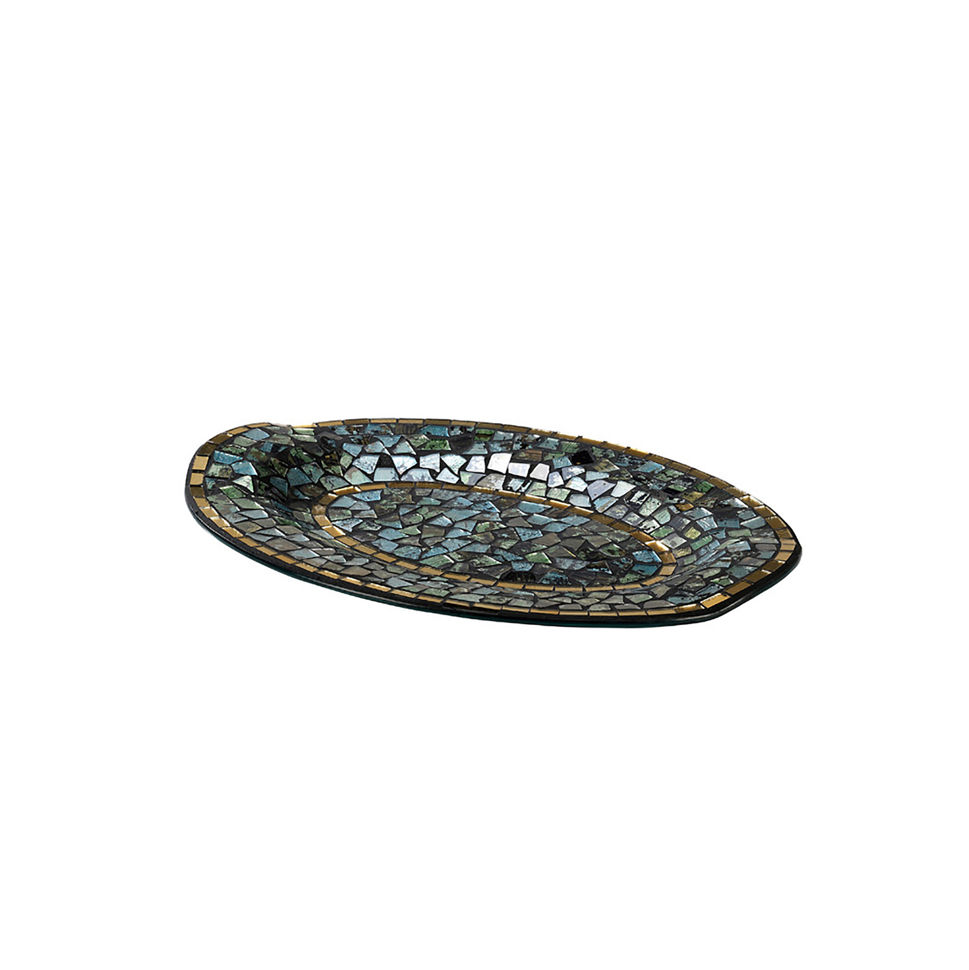 Addison Mosaic Art Glassware Diyas Home Platters